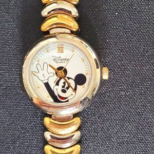 Vintage Disney Big Time Mickey Mouse Watch for Her 90's | Disney Memorabilia